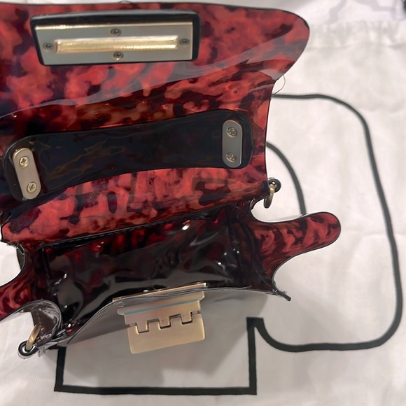 💯 authentic ZAC ZACPOSEN EARTHA MINI HANDBAG/ CROSSBODY  BAG gold hardware - Picture 5 of 7